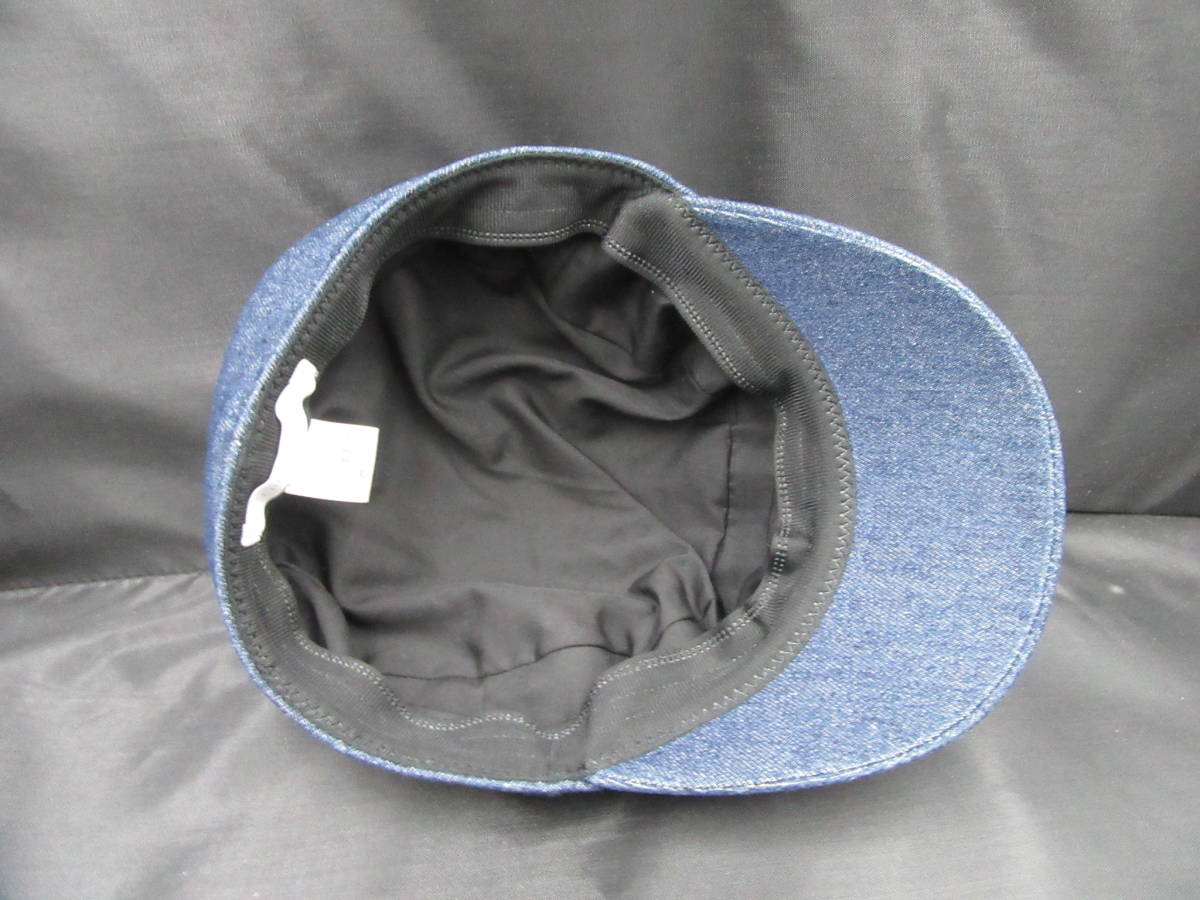ジーンズ生地　　キャスケット調帽子　CECIL McBEE　コットン１００％　サイズ：フリー　中古良品_画像6