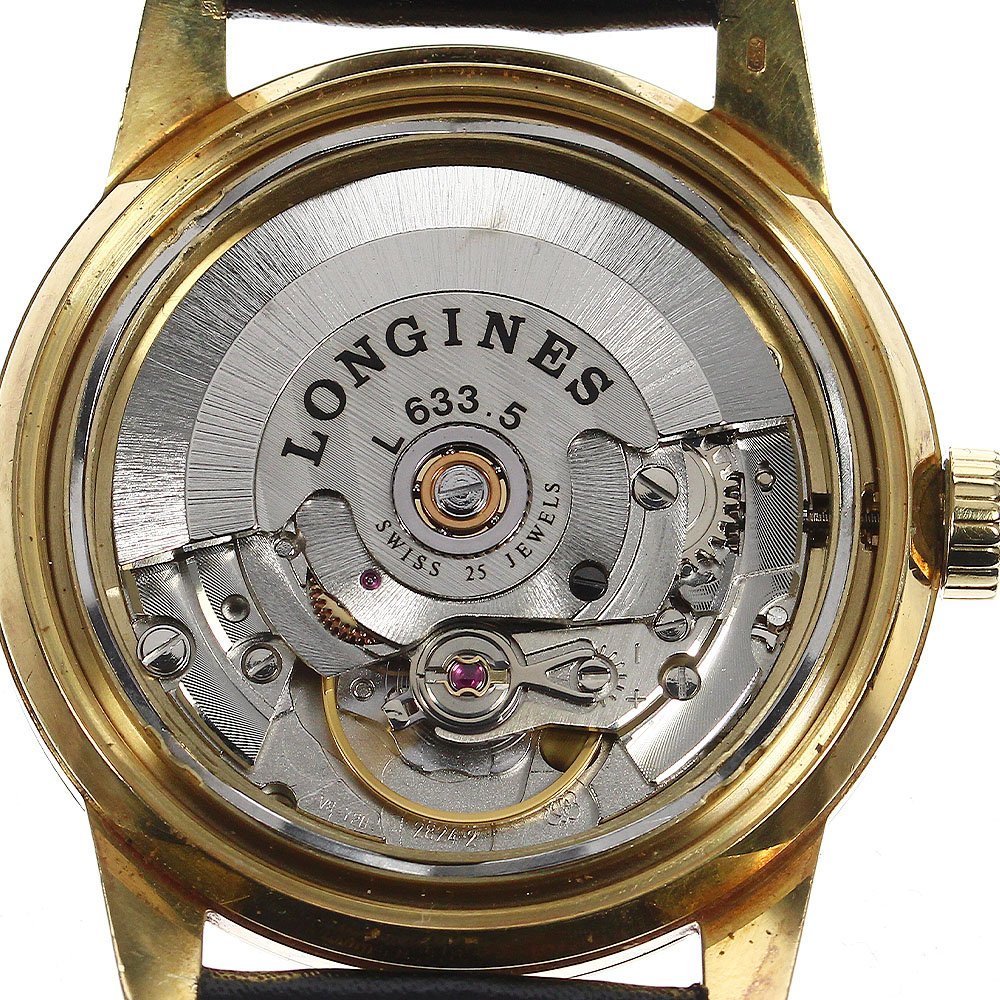  Longines LONGINES Conquest K18YG cal.2824-2 самозаводящиеся часы мужской _783997