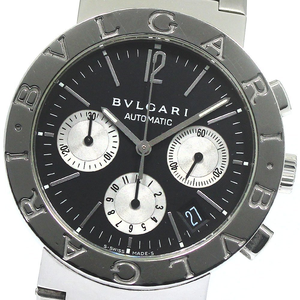 ブルガリ BVLGARI BB38SSCH ブルガリブルガリ クロノグラフ 自動巻き メンズ _767113