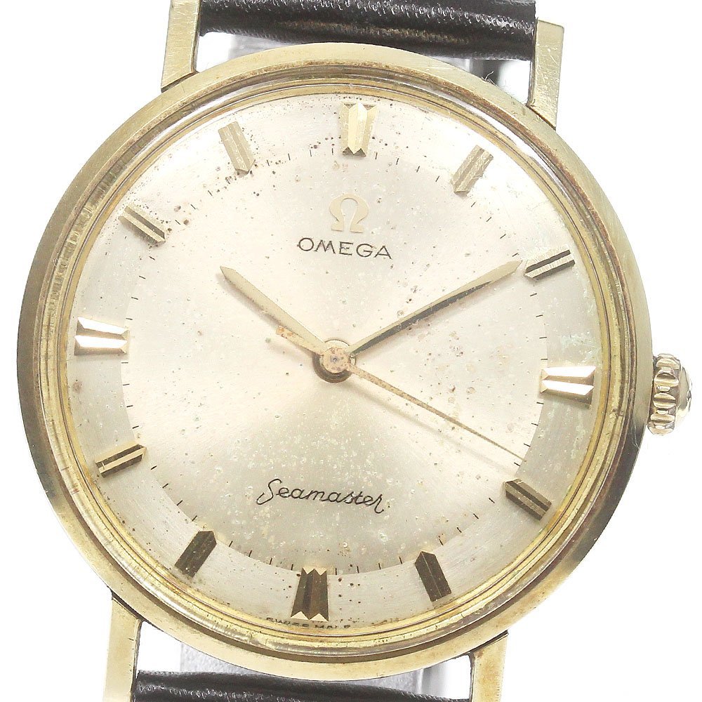訳あり オメガ OMEGA シーマスター 手巻き メンズ _760381