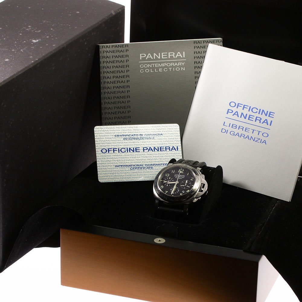 パネライ PANERAI PAM00196 ルミノール デイライト クロノグラフ 自動巻き メンズ 箱・保証書付き_790635_画像2