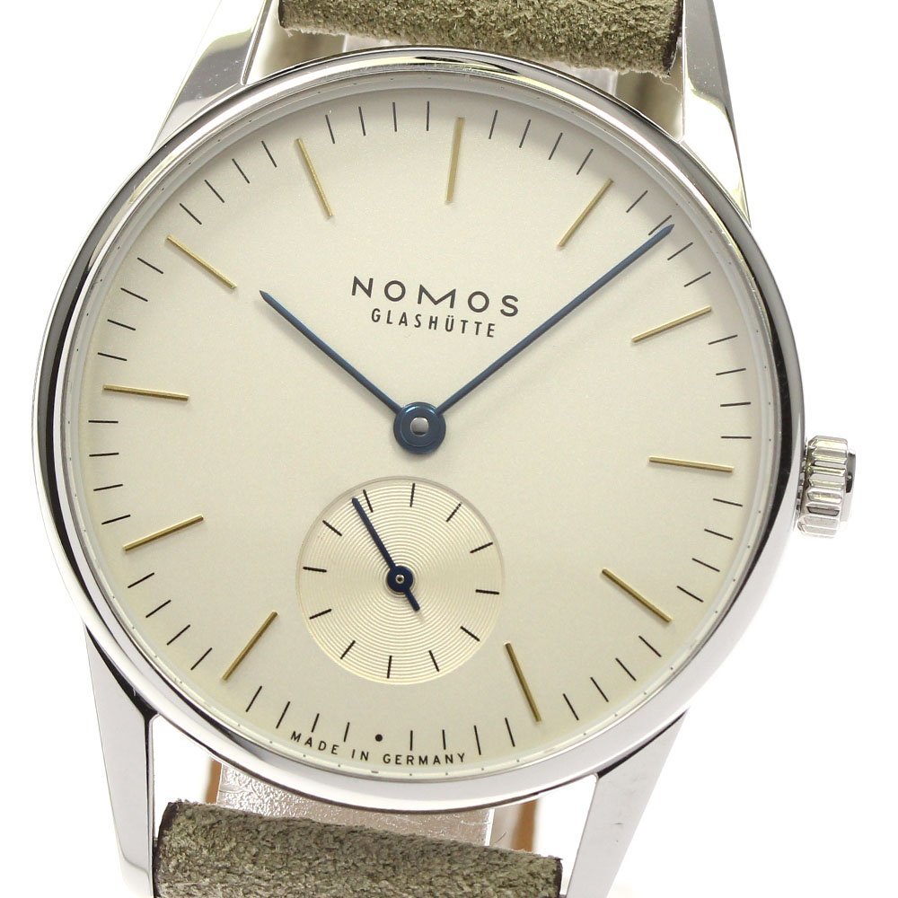 ノモス NOMOS オリオン33 スモールセコンド 手巻き ボーイズ 美品 内箱・保証書付き_793470