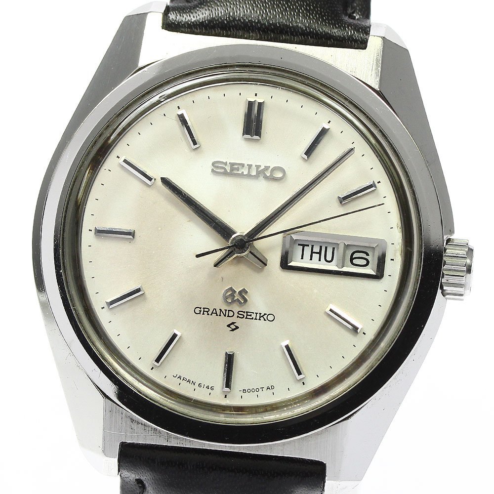 セイコー SEIKO 6146-8000 グランドセイコー ハイビート デイデイト 自動巻き メンズ _785867_画像1