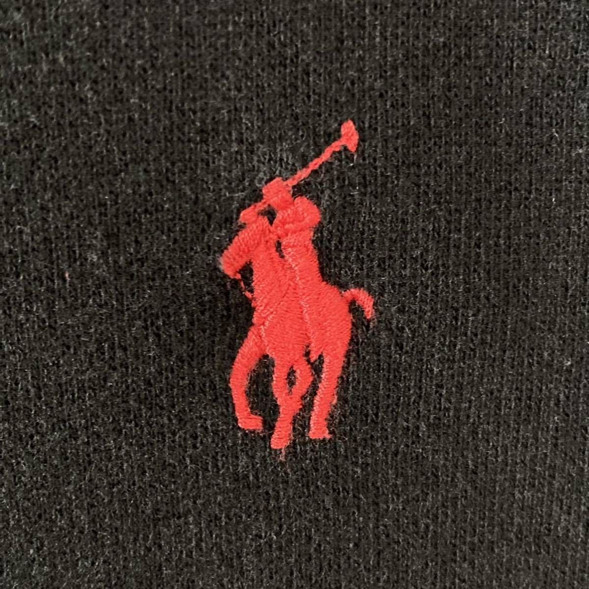  Ralph Lauren Logo вышивка черный one отметка Logo futoshi arm 560 тренировочный футболка Polo длинный рукав tops RALPH LAUREN б/у одежда 