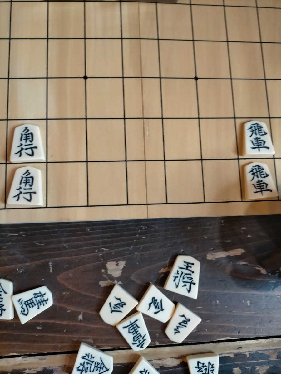 N4405 美品 特選 御将棋盤 駒付 新象牙駒付 将棋駒 駒 将棋 駒箱 しょうぎ 箱付き セット コマ 送料全国一律1040円_画像2