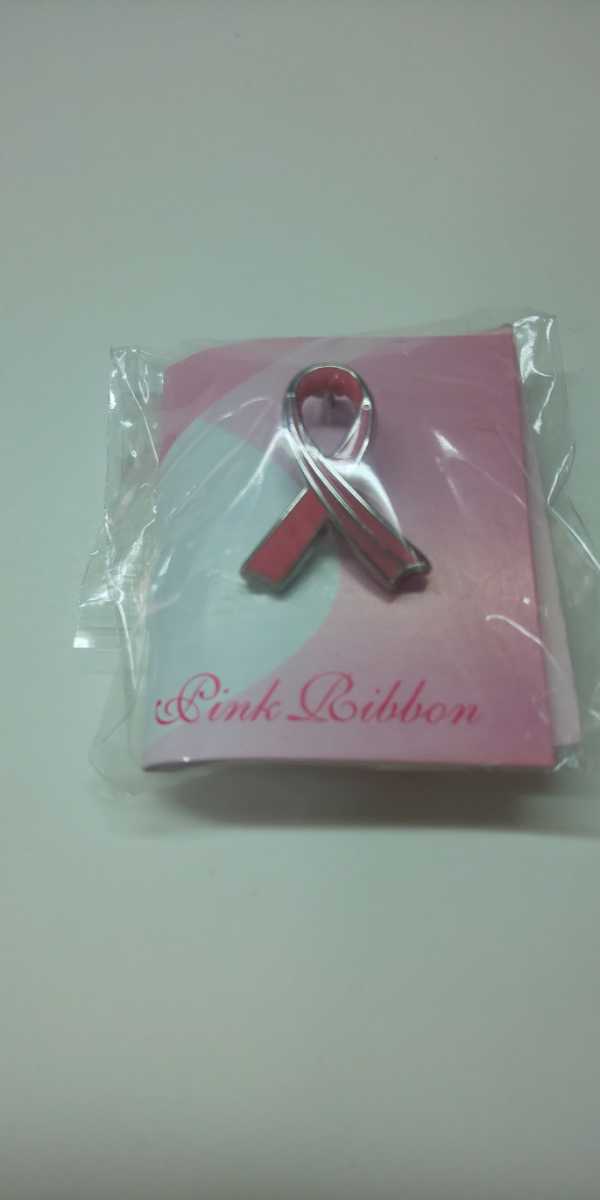 2個セット Pink Ribbon ピンクリボン ピンバッジ バッジ 2009年位の非売品