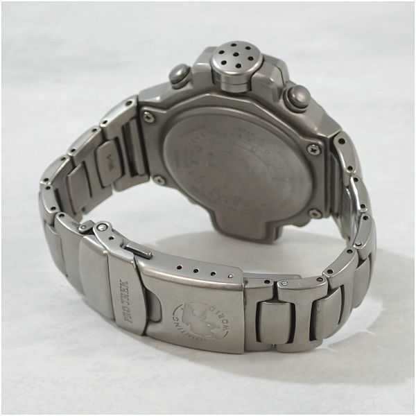 CASIO × HUNTING WORLD カシオ×ハンティングワールド プロトレック チタン デジタル腕時計 PRT-4000HWJ_画像3
