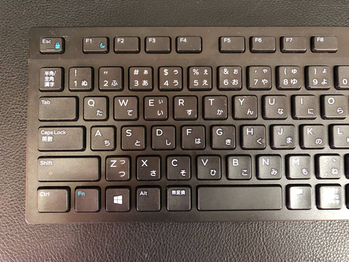 DELL WK636p ワイヤレスキーボド 無線機 キーボード ブラック 入力装置 PC 周辺機器 パソコン タイピング ワイヤレス 231108-179_画像2