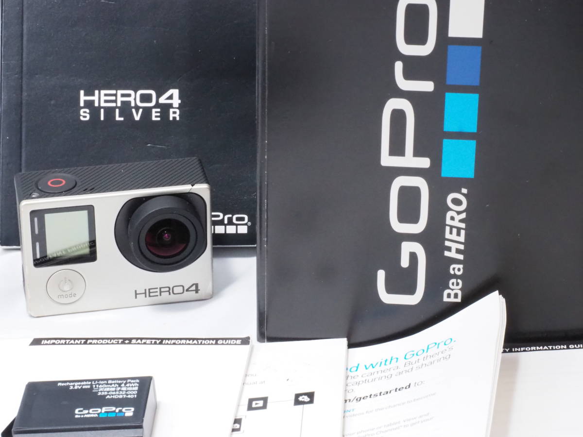  元箱取扱説明書付き！GoPro ウェアラブルカメラ HERO4_画像1