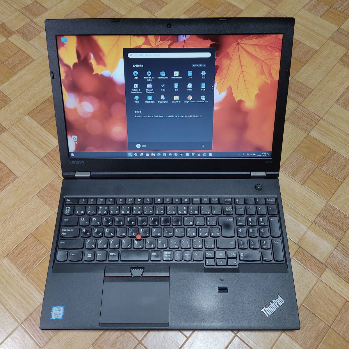  ThinkPad L570 i5-7200U 8GB SSD256GB Windows and Linux_画像6