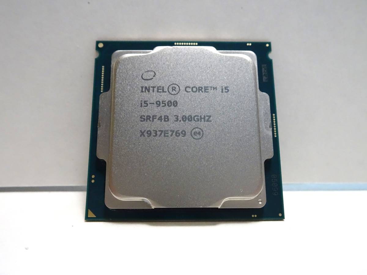 14-1 Intel CPU Corei5-9500 3.0GHZ LGA1151_画像1