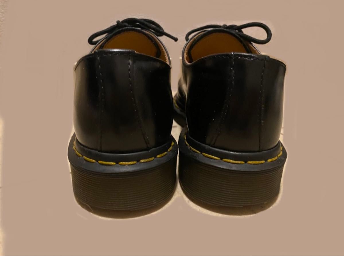 ドクターマーチン Dr Martens 3ホール ローファー 黒 革靴 ブラック UK5／EU38