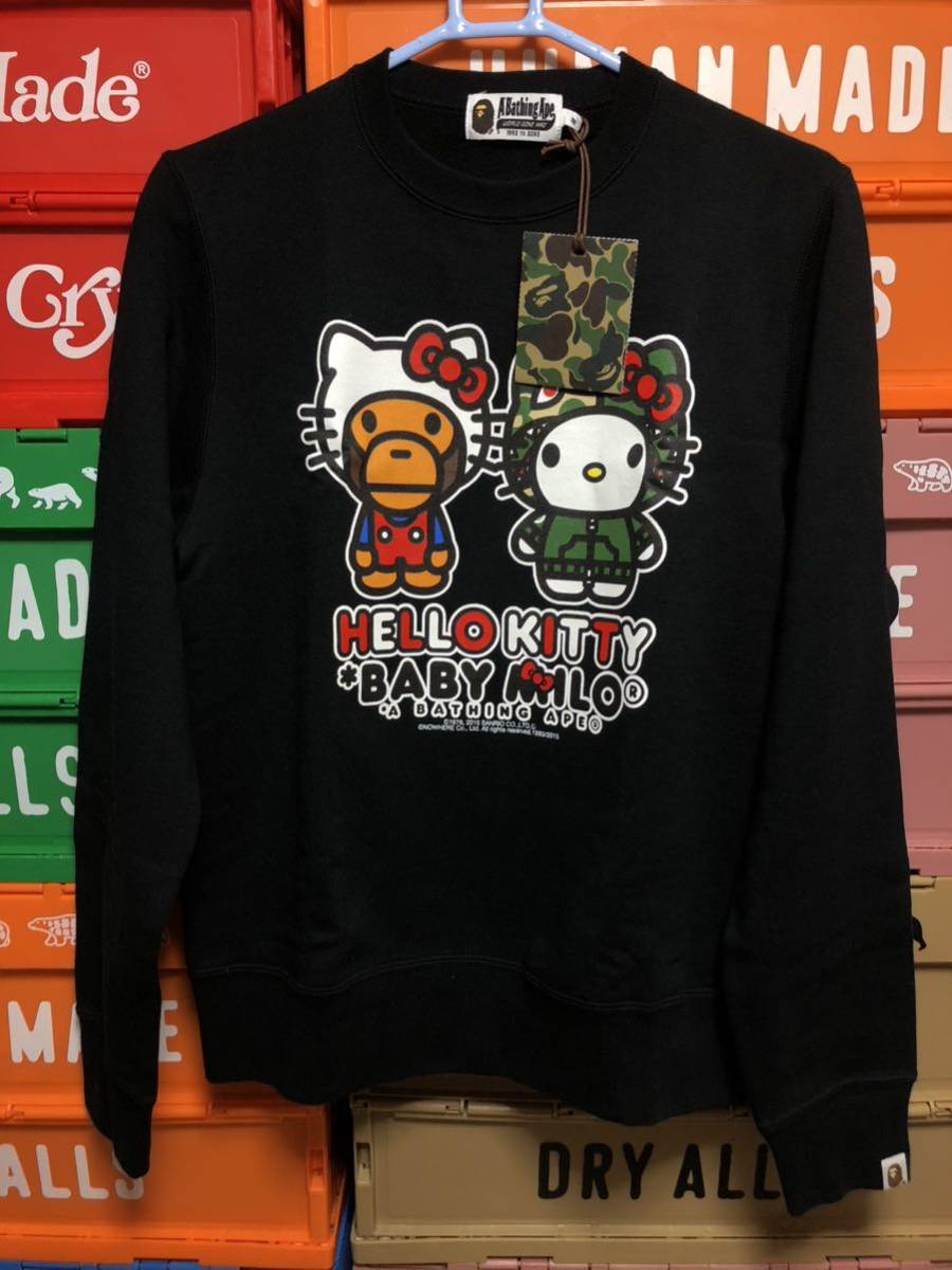 A BATHING APE X HELLO KITTY SWEATER スウェット トレーナー SIZE M