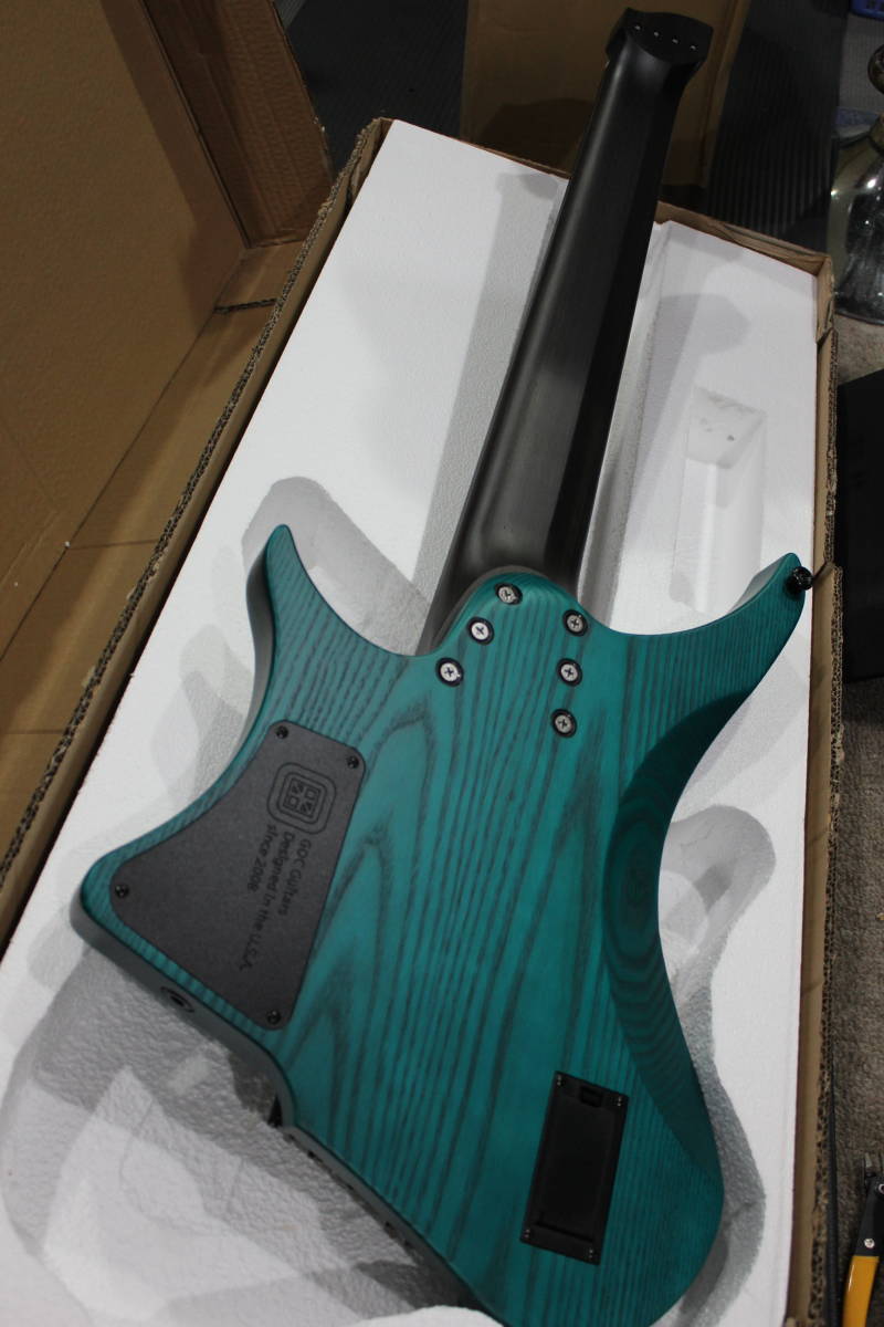 GOC Guitars レフティ 8弦 エレキギター ヘッドレス Yahoo!オークション - Goc Guitars Pemia headless guitar 8