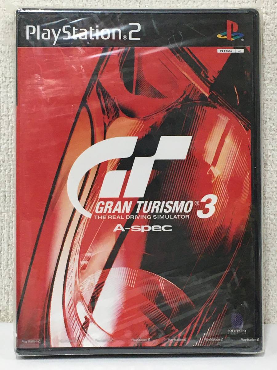 ●○カ061 未開封 PS2 プレイステーション2 ソフト GRAN TURISMO 3 グランツーリスモ3 A-spec○●_画像1