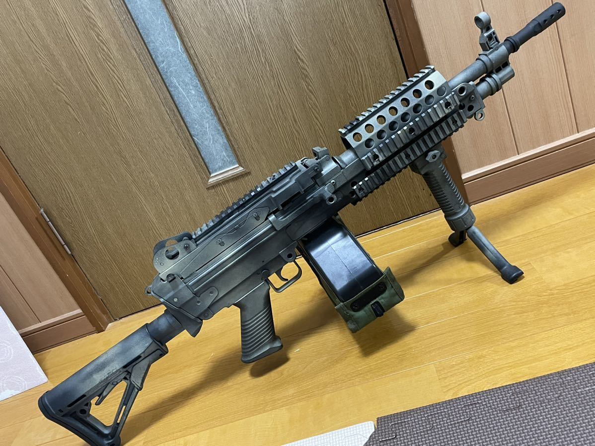 s&t mk46(m249、電動ガン、LMG、マシンガン)_画像2