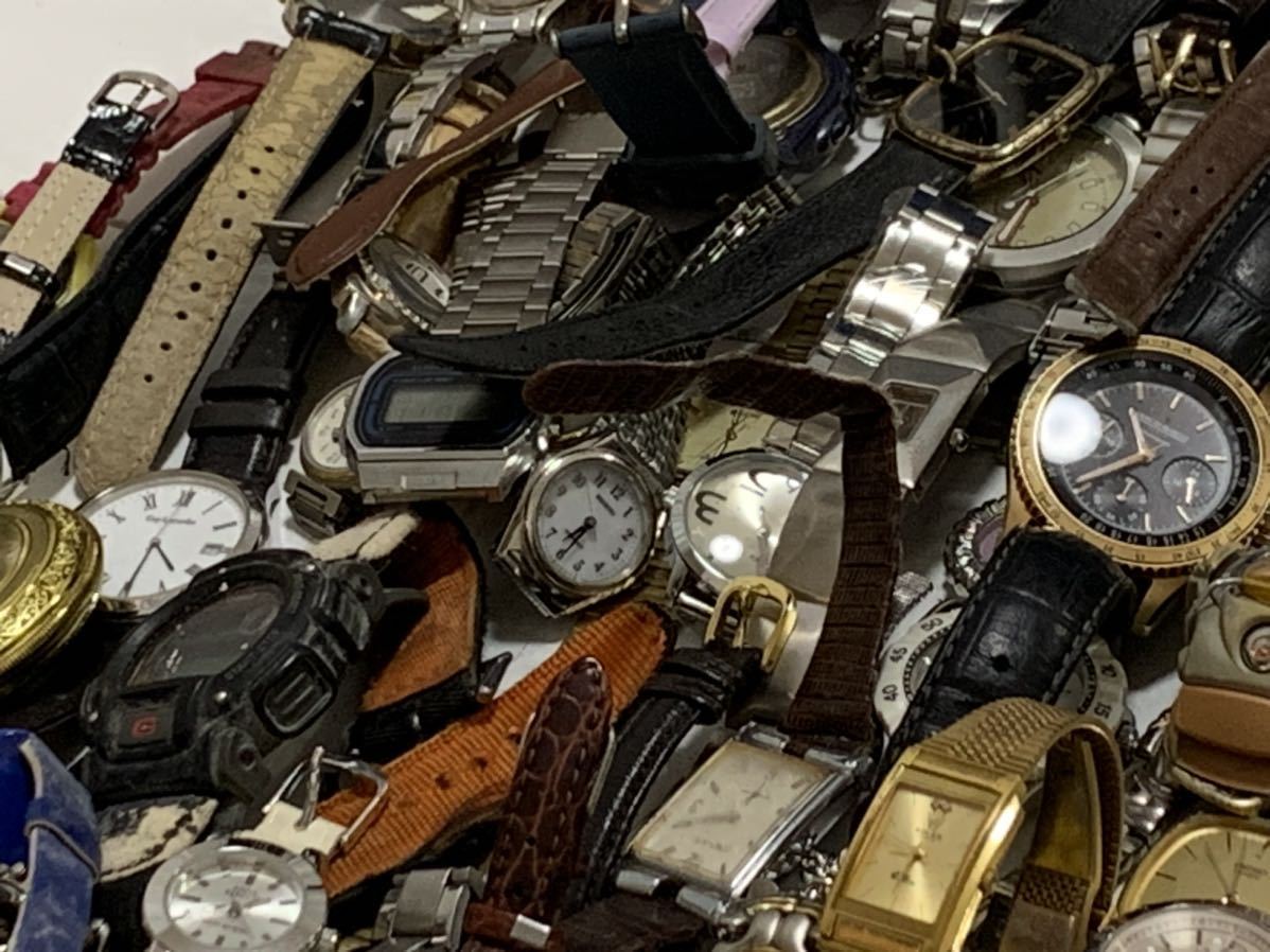 大量腕時計ジャンク まとめ 大量ジャンク腕時計 SEIKO/CASIO/ CITIZEN/他 腕時計ジャンク200個セット_画像5