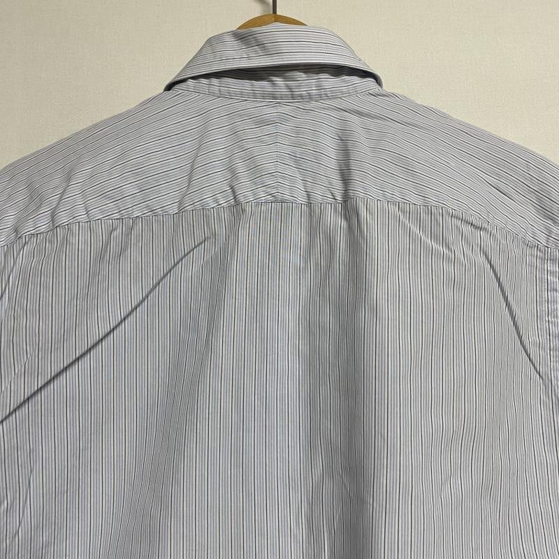 バーバリーロンドン Burberry London ストライプ 半袖 スクエアカット ワイシャツ BBW65-848-25 シャツ、ブラウス シャツ、ブラウス M_画像7