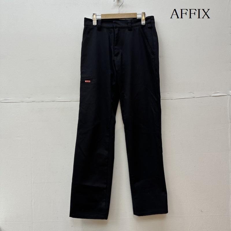 古着 AFFIX アフィックス ストレート パンツ チノパン スラックス ワーク パンツ パンツ 30インチ 紺 / ネイビー