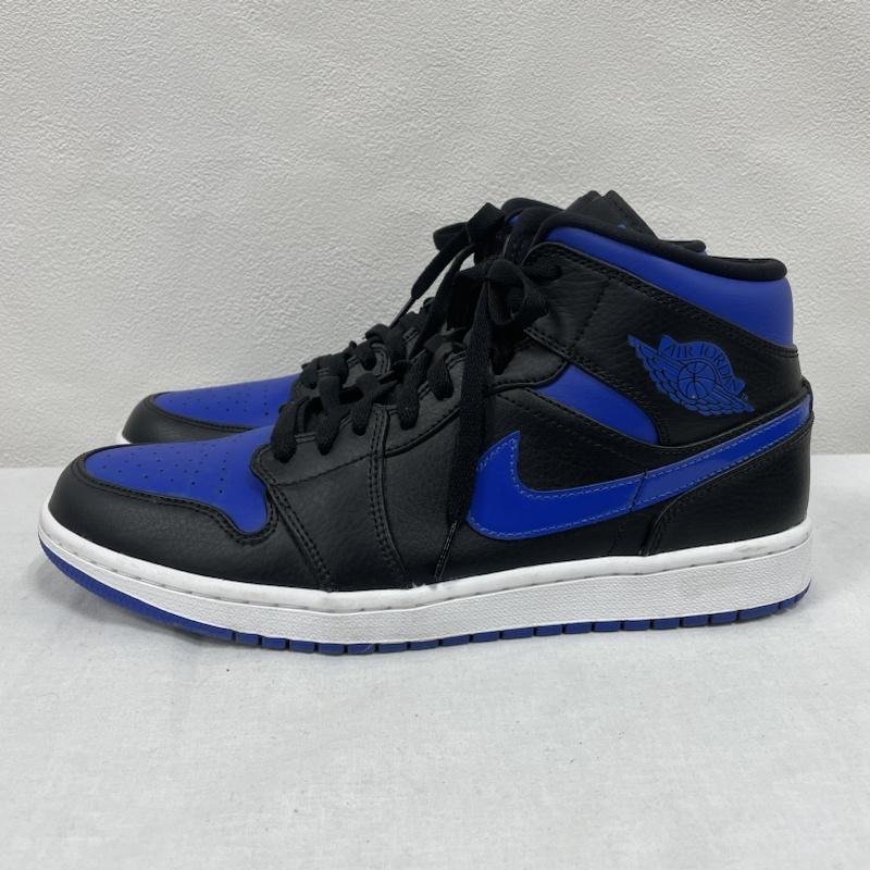 ナイキ NIKE 2019AW AIR JORDAN 1 MID エアジョーダンワン AJ1 ハイパーロイヤル HYPER ROYAL 554724-068 28.0cm スニーカー 28.0cm_画像3