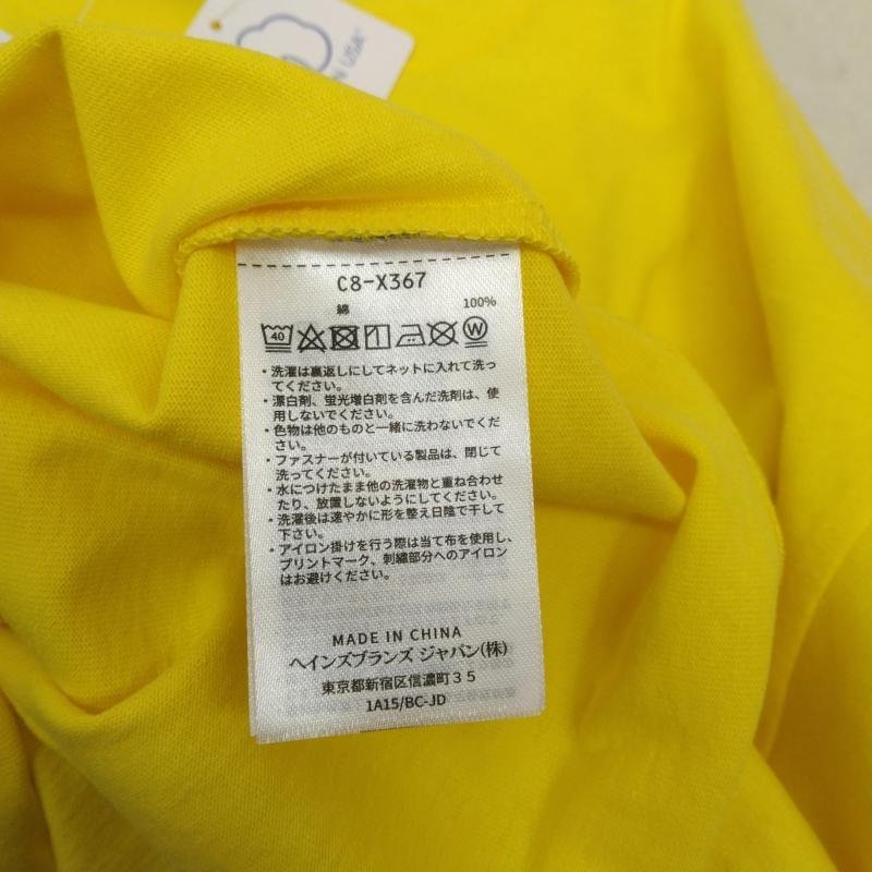 チャンピオン HIKARU MATSUBARA 半袖 Tシャツ グラフィック イラスト プリント C8-X367 Tシャツ Tシャツ L 黄 / イエロー_画像8