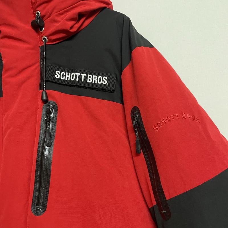 ショットブロス SCHOTT BROS. ツートーン シュノーケルダウンパーカー 3182011 ジャケット、上着 ジャケット、上着 XL 赤 / レッド_画像4