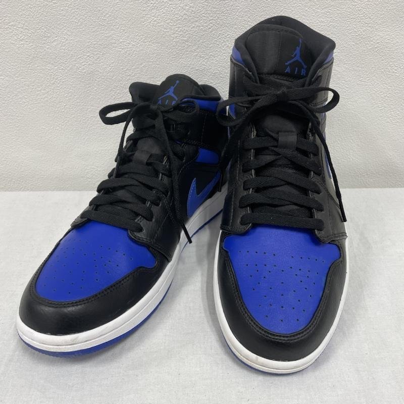 ナイキ NIKE 2019AW AIR JORDAN 1 MID エアジョーダンワン AJ1 ハイパーロイヤル HYPER ROYAL 554724-068 28.0cm スニーカー 28.0cm_画像1