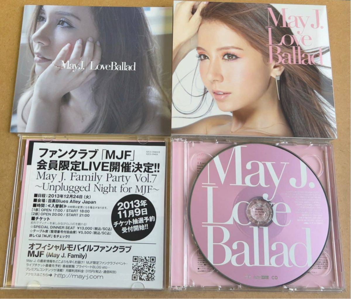 送料無料☆May J.『Love Ballad』初回限定盤CD＋DVD109分収録☆美品☆アルバム☆331_画像5