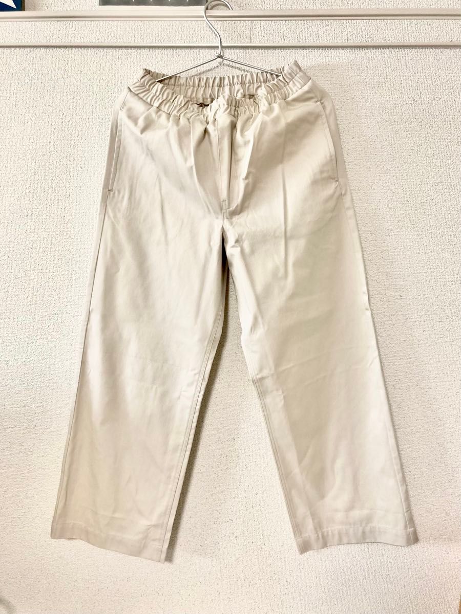 TOKYO BASIC 日本製コットン100%ワイドパンツ