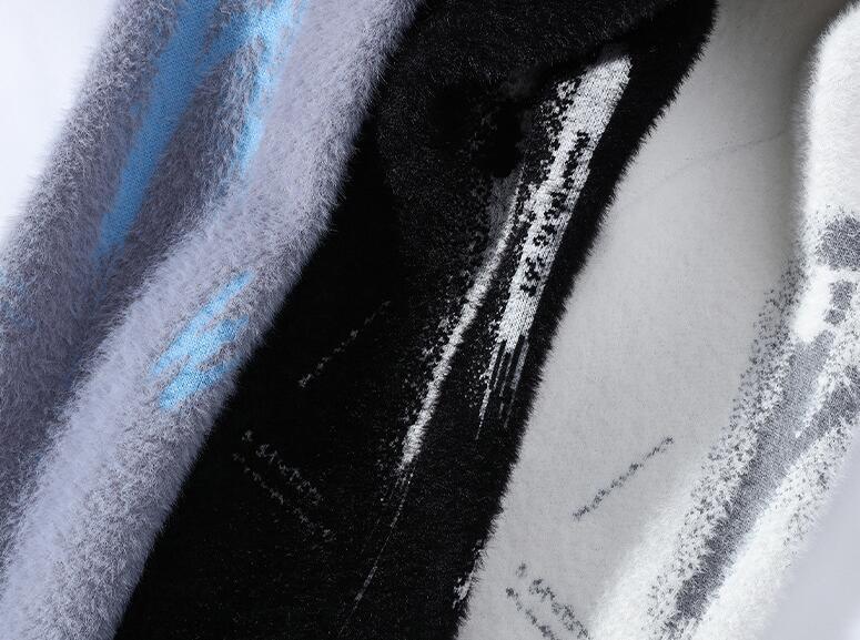 大人気 新品セーター メンズセーター カシミヤウール混 ハイネック プルオーバー 長袖 トップス 柔らかい M～4XLサイズ選択可 ホワイト_画像9
