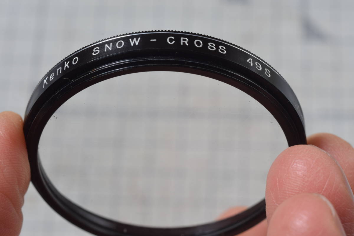 ＃149　49ｍｍフィルター　KENKO　SNOW　CROSS　_画像4