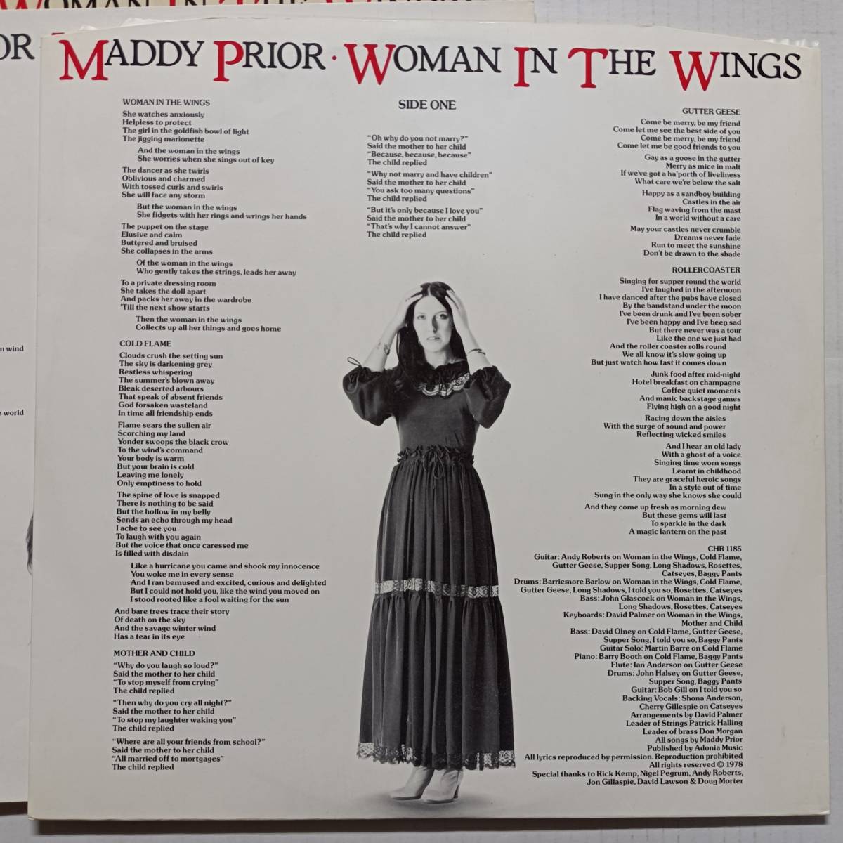 UK ORG MADDY PRIOR Woman In The Wings マディ・プライア　Steelye Span UKフォーク トラッド_画像5