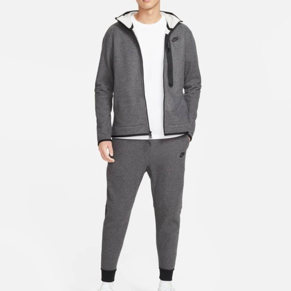 [新品] NIKE TECH FLEECE ナイキ テックフリース 上下セット スウェット上下 セットアップ パーカーXL ジョガーパンツL 黒  XL/Lサイズ