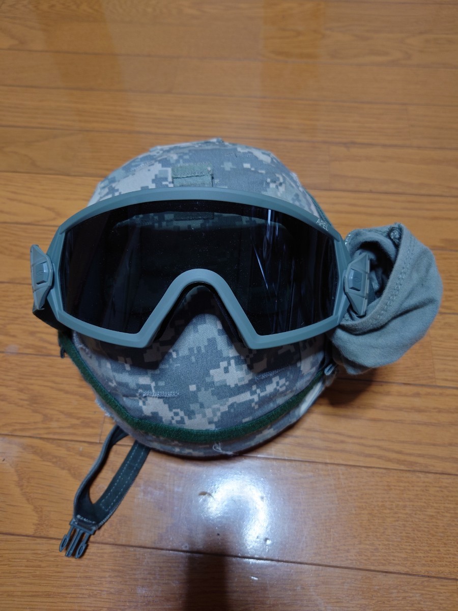 米軍　MCHヘルメット　ESSゴーグル付_画像3