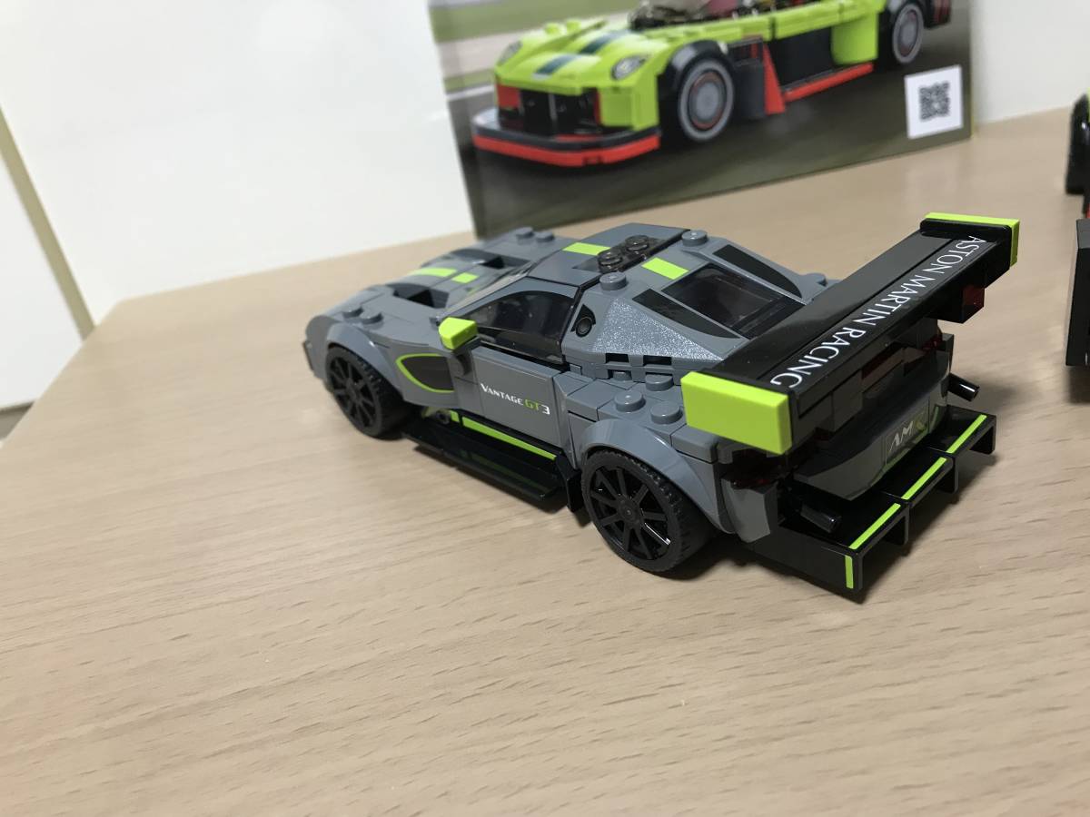 中古 レゴ LEGO スピードチャンピオン アストンマーチン バルキリー AMR Pro ＆ アストンマーチン ヴァンテージ GT3 76910 2台セット_画像6