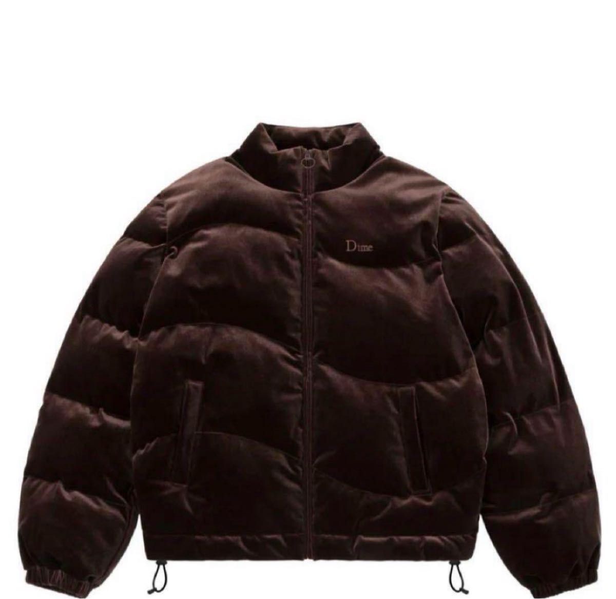 DIME VELVET QUILTED PUFFER Lサイズ ブラウン ダウン|Yahoo DIME VELVET QUILTED PUFFER Lサイズ ブラウン ダウン|Yahoo
