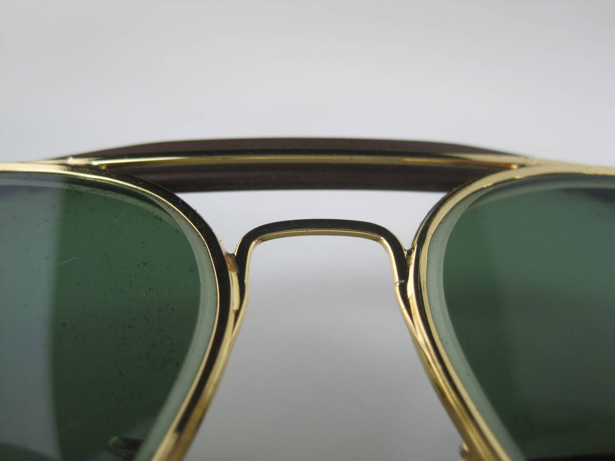 ●〇Ray・Ban TRADITIONALS BAUSCH&LOMB BRONX 58□14 サングラス レイバン BL RAY-BAN-LIC 度入り ゴールド_画像5