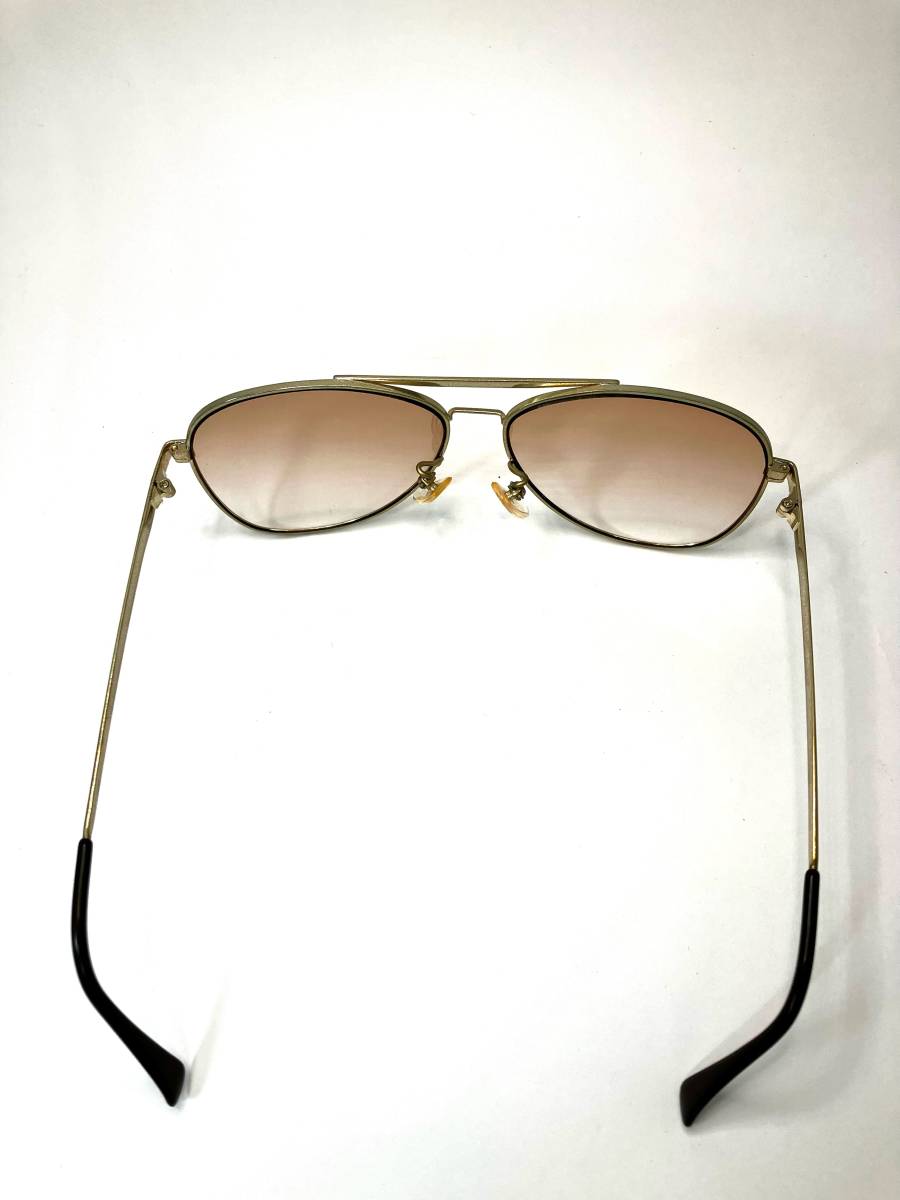 昭和時代サングラス ジャンク品【 ツーブリッジ オート】金色 昭和時代サングラス ジャンク品【 ツーブリッジ オート】金色