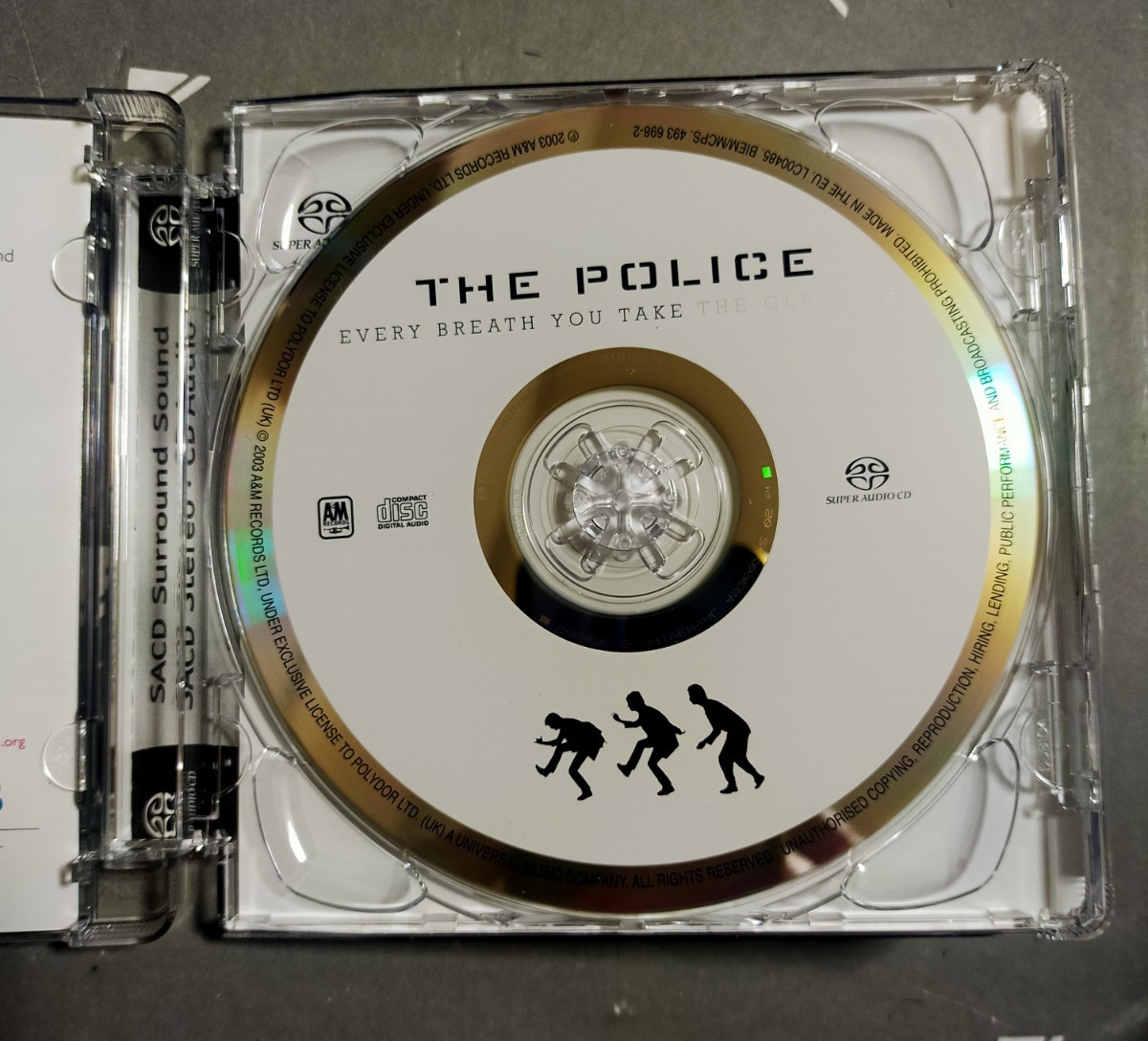 THE POLICE／EVERY BREATH YOU TAKE THE CLASSICS　ハイブリッドSACD　STEREO/Surround Sound　493 698 -2 輸入盤_画像2