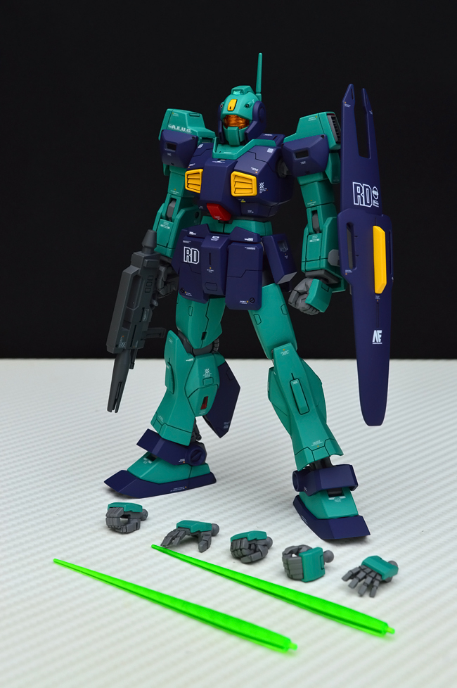 HGUC ネモ エゥーゴver　改修塗装済み完成品　機動戦士Zガンダム_画像4