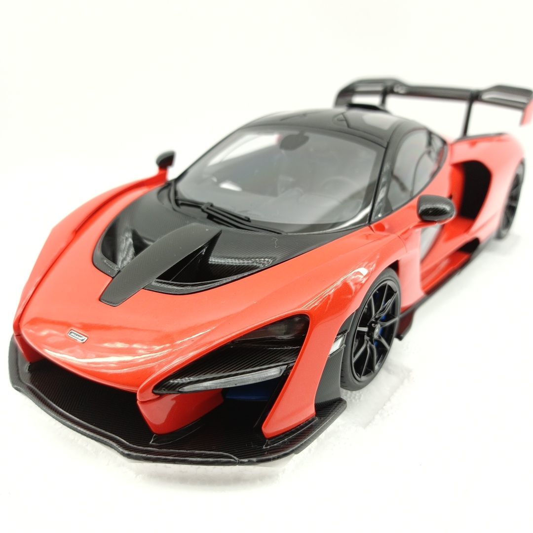 AUTOart 76078 McLAREN SENNA オレンジ 1/18 ミニカー マクラーレン セナ オートアート ◆3109/宮竹店