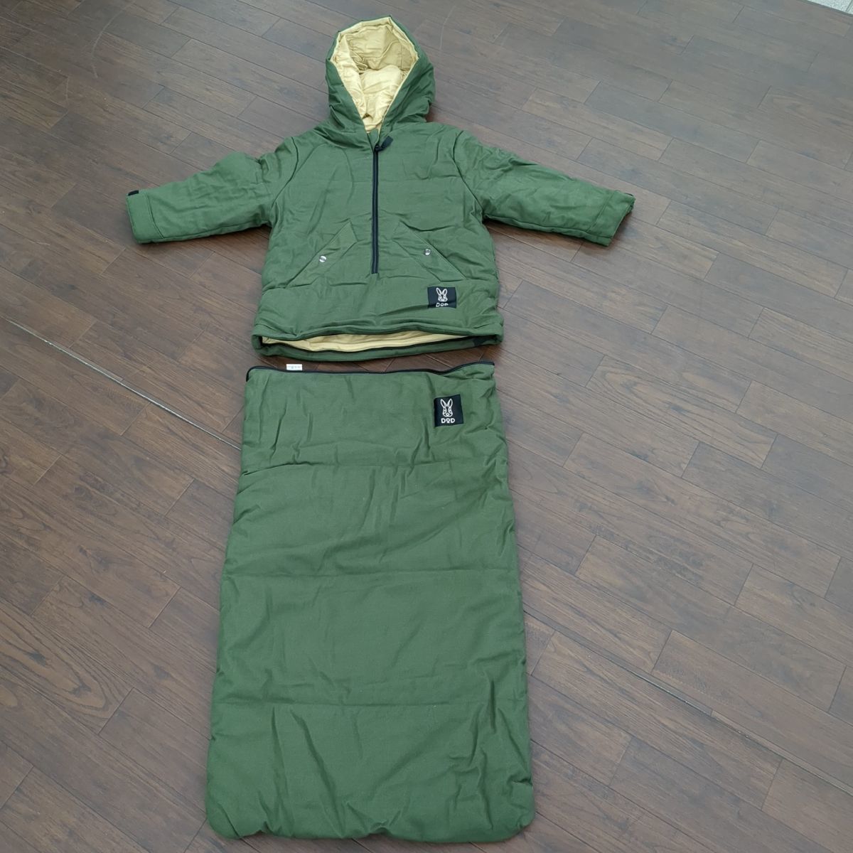 DOD jacket shula2(S) S1-707-KH рекомендация рост 150cm до жакет час длина одежды 59cm 2WAY спальный мешок *3110/ поле механизм Hamamatsu . бамбук магазин 