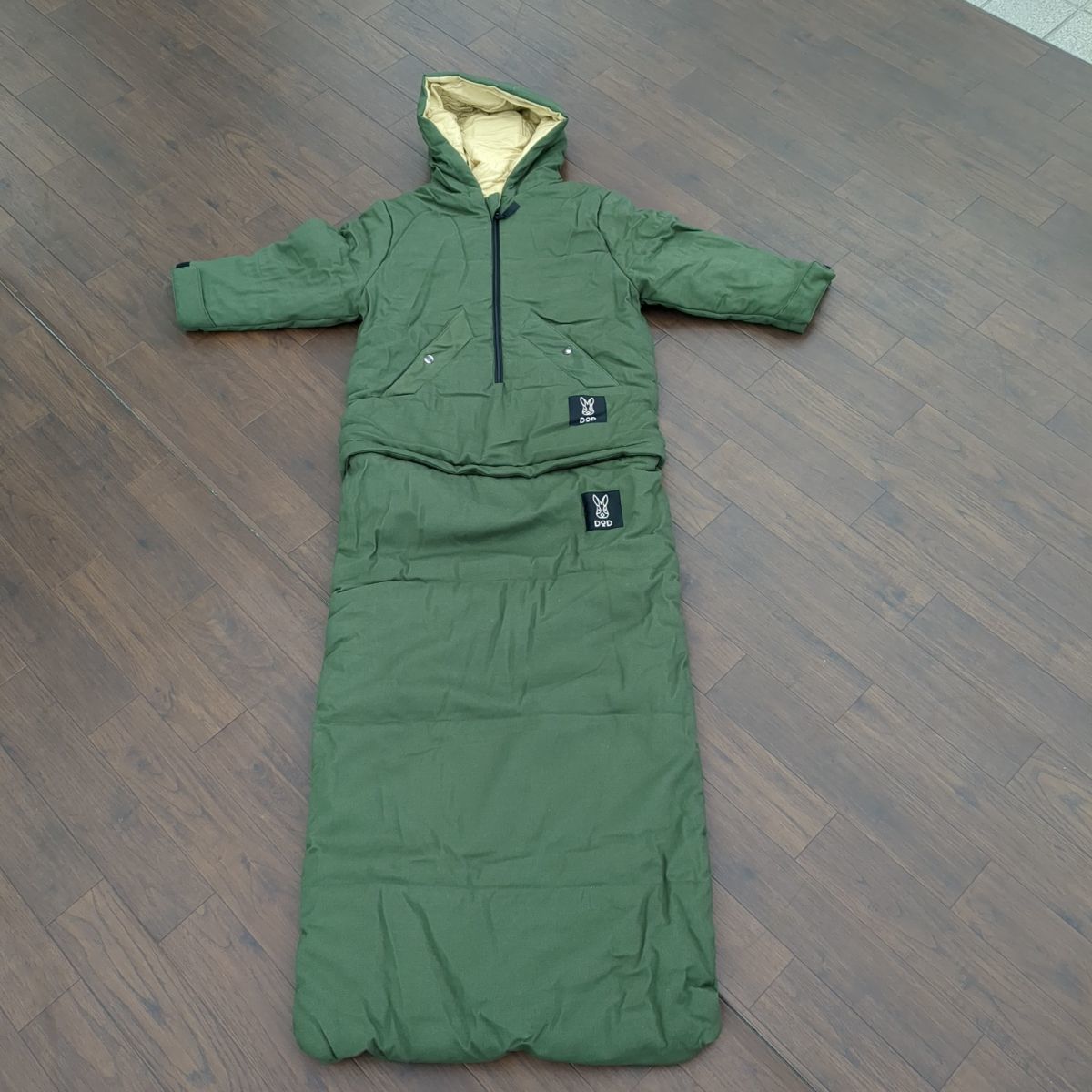 DOD jacket shula2(S) S1-707-KH рекомендация рост 150cm до жакет час длина одежды 59cm 2WAY спальный мешок *3110/ поле механизм Hamamatsu . бамбук магазин 