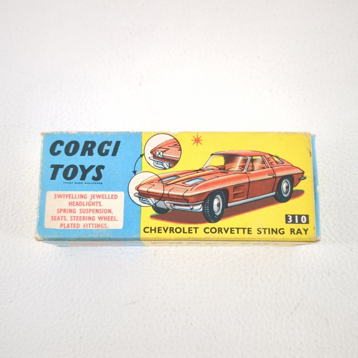  Corgi 310 Chevrolet Corvette stingray CORGI TOYS Chevrolet Corvette Sting Ray minicar used *3114/ height . shop 