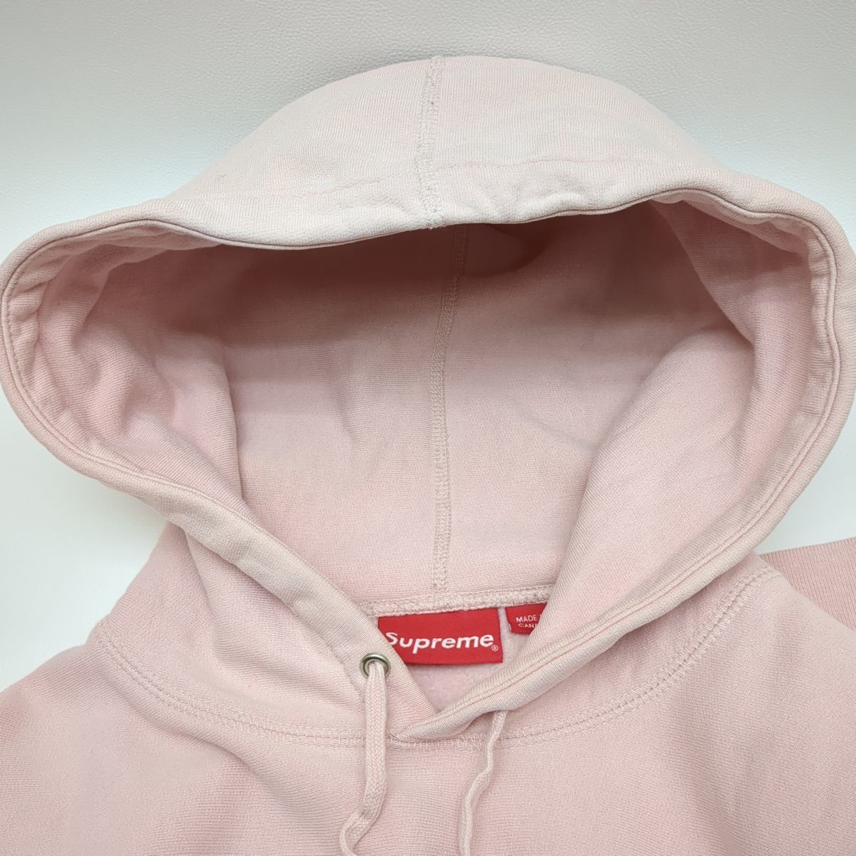 Supreme 17SS Field Hooded Sweatshirt ライトピンク SIZE L ゴッホ カラスのいる麦畑 パーカー シュプリーム プリント ◆3109/宮竹店_画像4