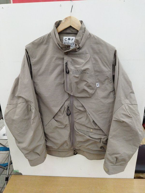 CMF OUTDOOR GARMENT 2202-J17C オーバーレイジャケット ユニセックス ベージュアウトドア※襟に汚れあり◆3110/フィールドギア浜松宮竹店