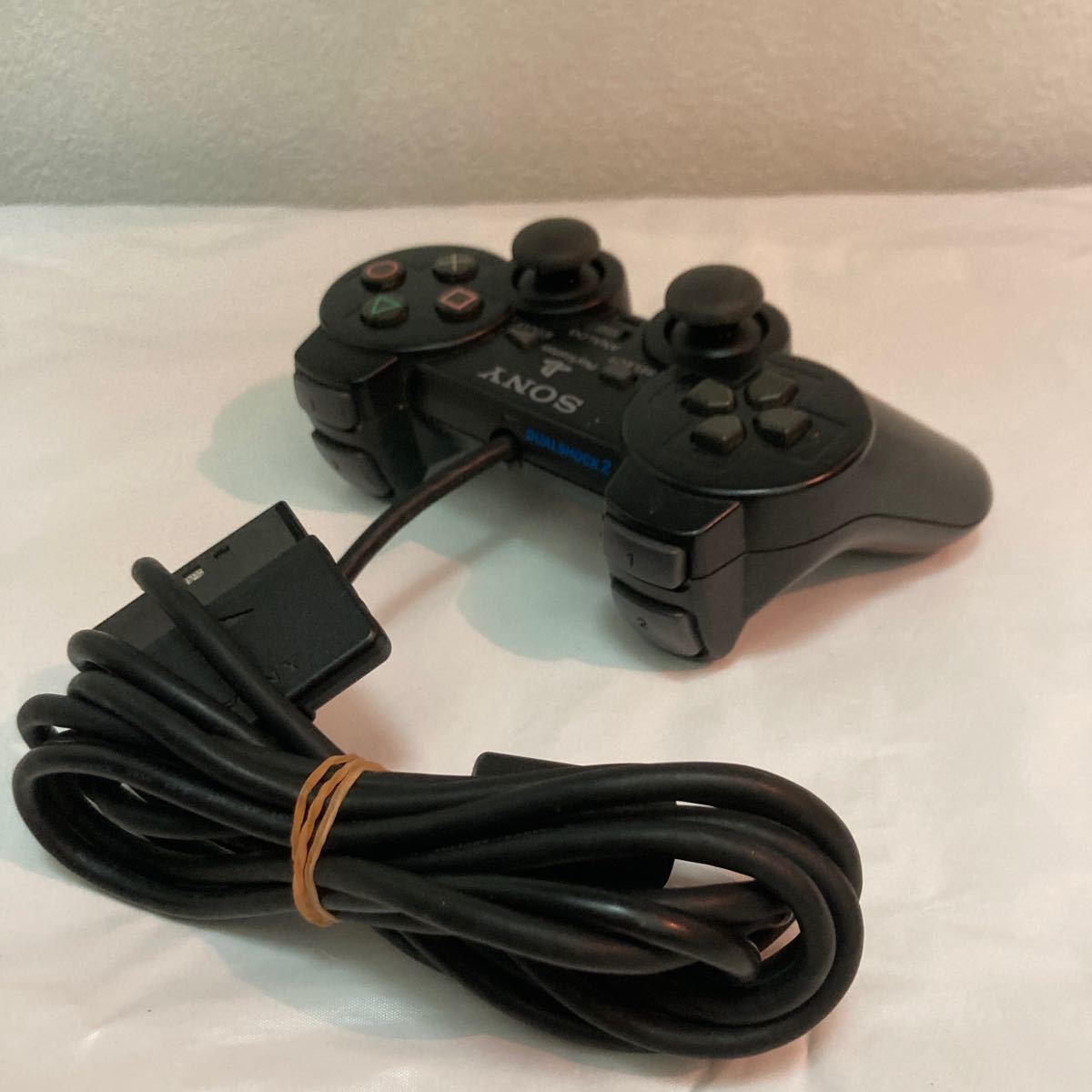 【動作確認済み】SONY PlayStation コントローラー DUALSHOCH2 純正 1個 ブラック 黒 中古 ソニー PS2 デュアルショック 周辺機器 19220_画像8