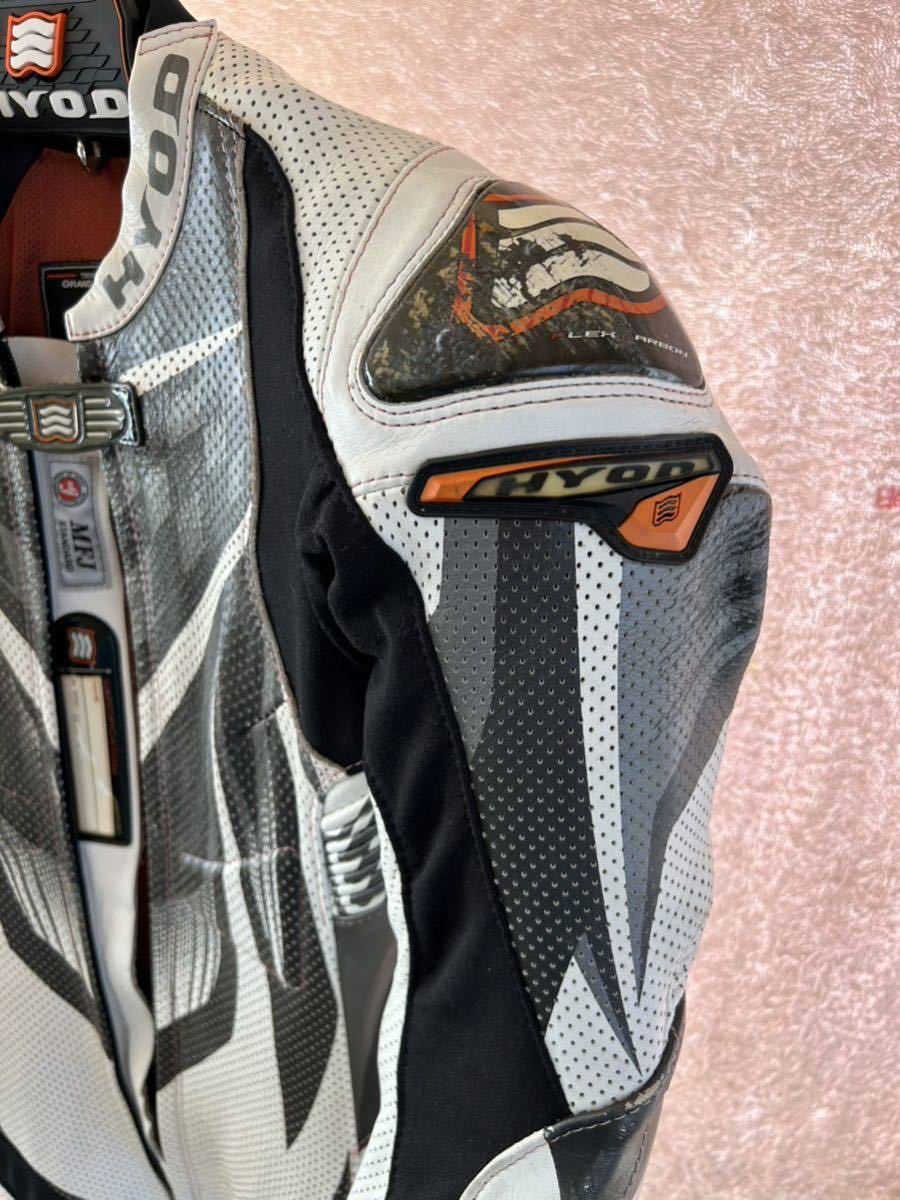 HYOD レーシングスーツ レディース ヒョウドウ 革ツナギ Lサイズ HYOD レーシングスーツ レディース ヒョウドウ 革ツナギ Lサイズ
