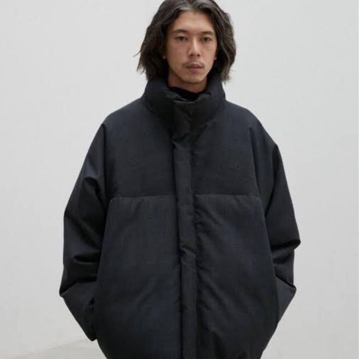 WOOL GABA IRREGULAR SLEEVE LOOSE PUFFER Lidnm ダウン｜Yahoo!フリマ