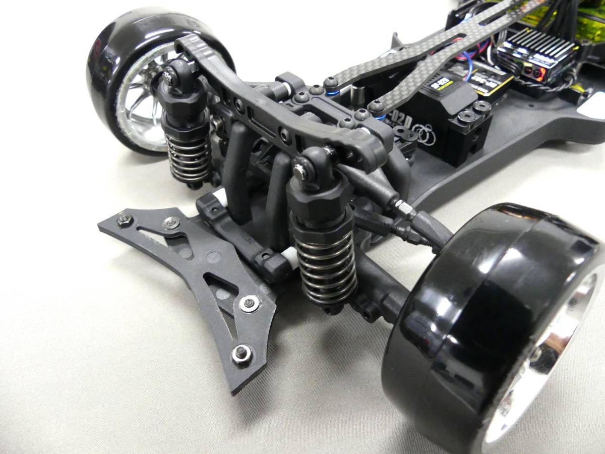 ヨコモ　ＲＤ１．０　ＴＮＲＡＣＩＮＧ動画内使用マシン　サーボ、ジャイロ、アンプ、受信機、バッテリー搭載済み　_画像にある物が発送する商品です。中古品